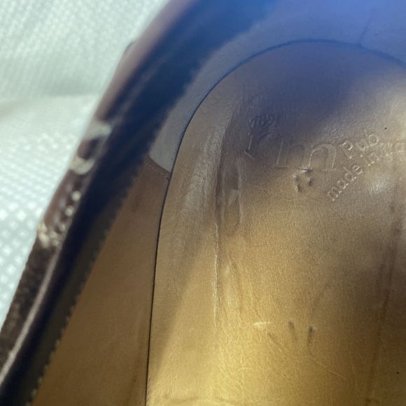 Elegant Brown Leather Men's Derbys - Picture 11 of 13